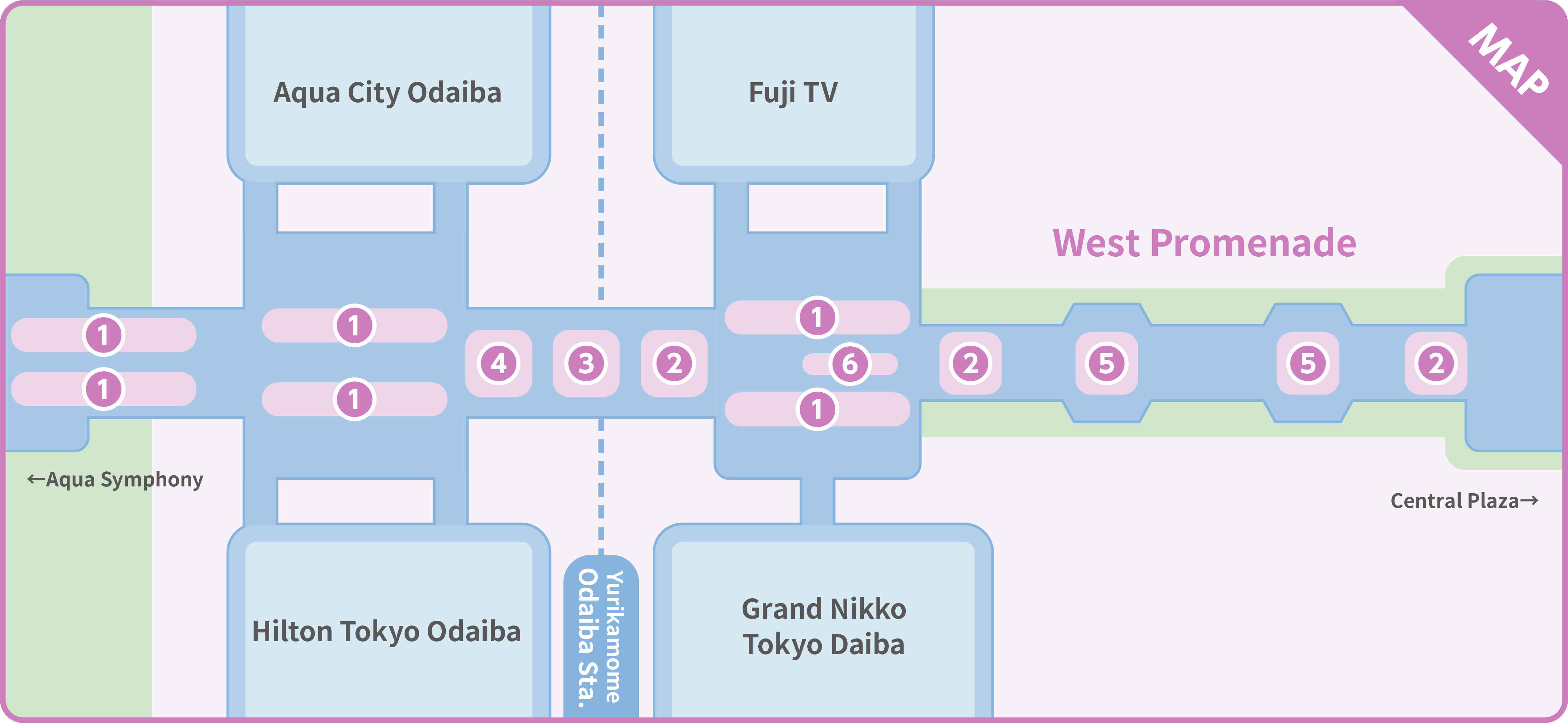 花と光のシンフォニー 会場マップ